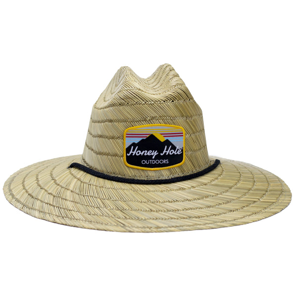  Hook & Tackle® Mahi Mahi Lifeguard Natural Straw Hat  Medium/Large : Sports & Outdoors