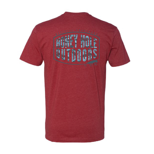 Short Sleeve - American Wave - Cardinal