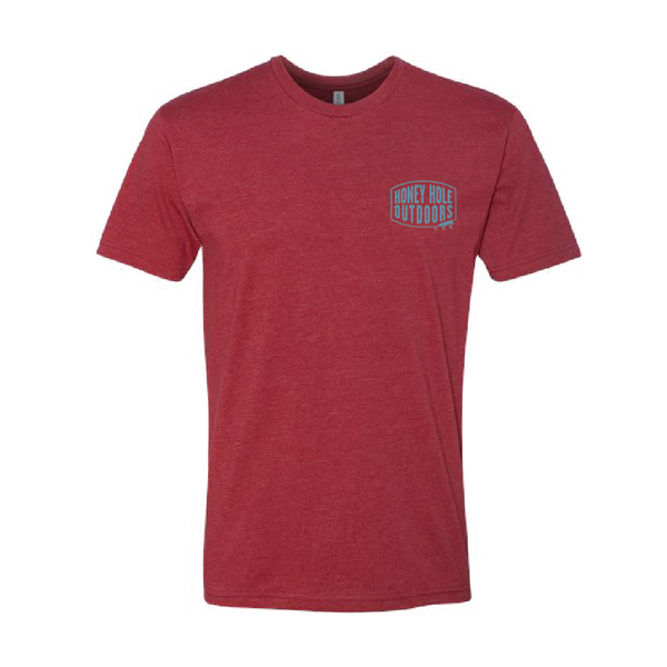 Short Sleeve - American Wave - Cardinal
