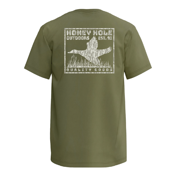 Short Sleeve - Bold Duck - Military Green