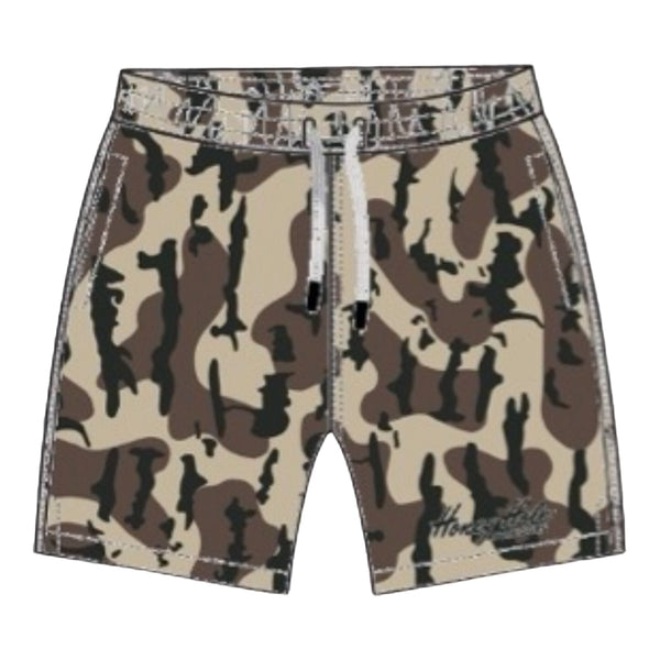 Fleece Shorts - Duck Boat Camo