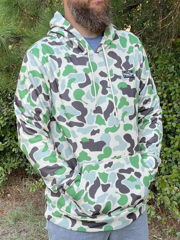 Green Camo Hoodie Unisex Sweatshirt