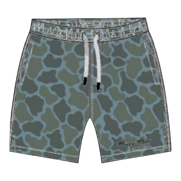 Fleece Shorts - Frog Skin Camo