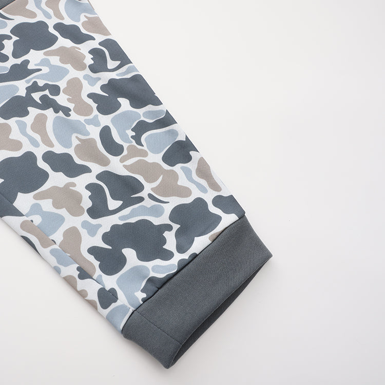 Fleece Joggers - Smoke Camo