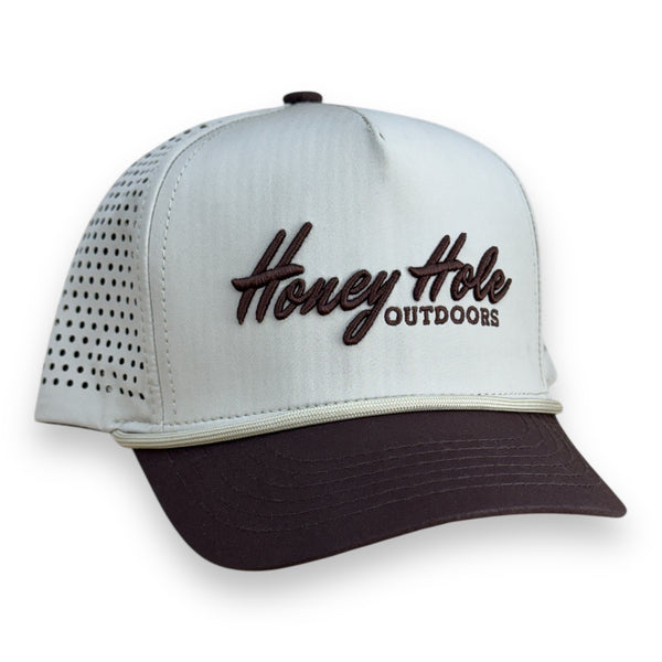 Youth Performance Rope Hat - Tan Brown Bill