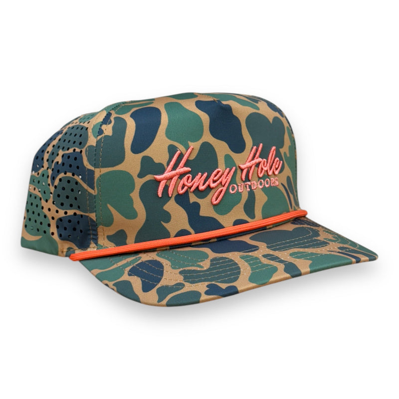 Performance Rope Hat - Duck Camo Blaze
