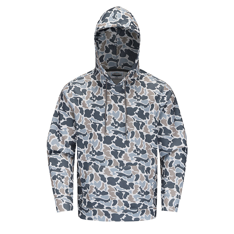 Fleece Hoodie - Smoke Camo