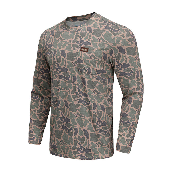 Drift Performance Crew - Long Sleeve - Duck Camo – Honey-hole-shop