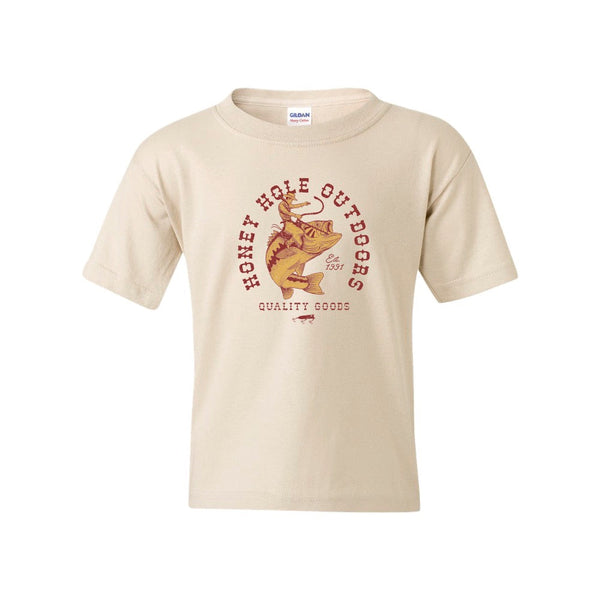 Youth Short Sleeve - Bass Cowboy