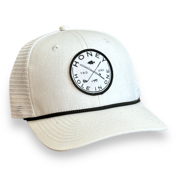 Rope Snapback - Hole In One - White
